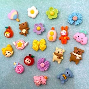 20pcs- Cartoon Kawaii 3D Stickers, Bottle/Phone/Refrigerator/laptop stickers